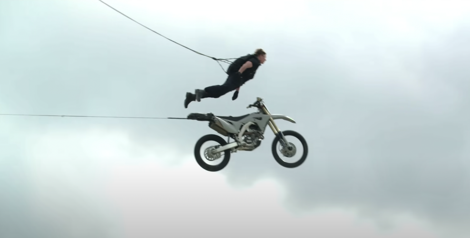 Tom Cruise Explains 'Mission Impossible 7' Motorcycle Stunt on Day One of  Filming