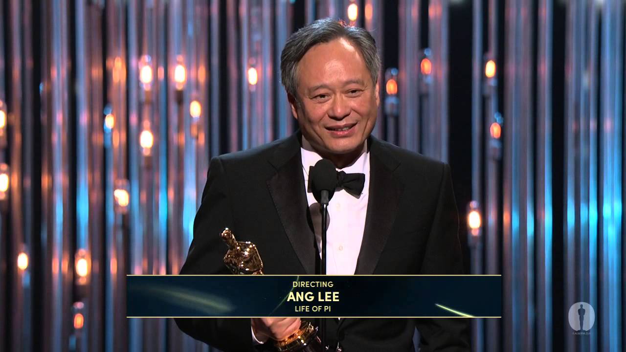 Ang Lee winning the Oscar® for Directing "Life of Pi"